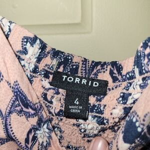 Torrid Mini Floral Dress